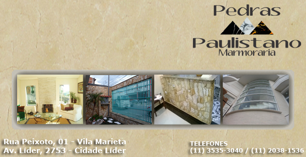 Pedras Paulistano Marmoraria